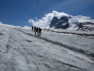 Auf dem Gornergletscher Richtung Rotenboden - Zermatt